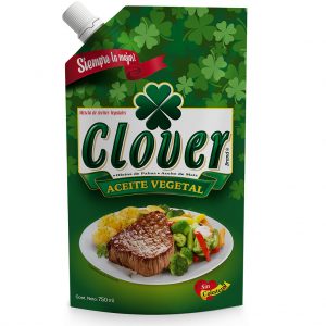Aceite vegetal doy pack clover 750ml