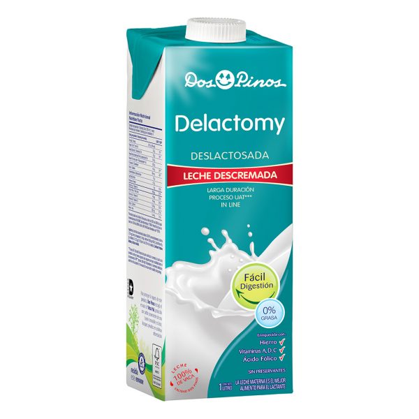 Leche delactomy descremada