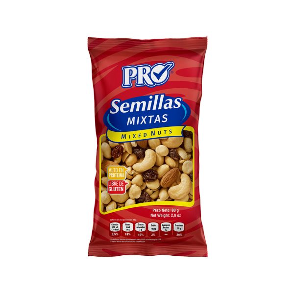 Semillas mixtas pro 80grs